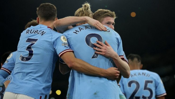 Manchester City, Arsenal’ı parçaladı! Premier Lig’de şampiyonluk yarışı…