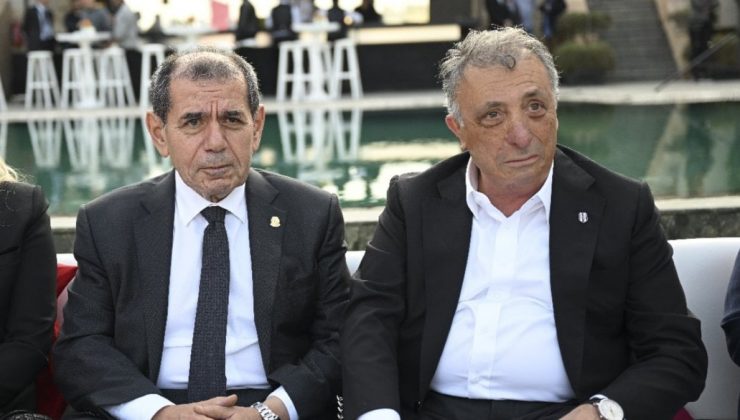 Ahmet Işık Çebi ve Dursun Özbek ortasındaki buzlar eridi