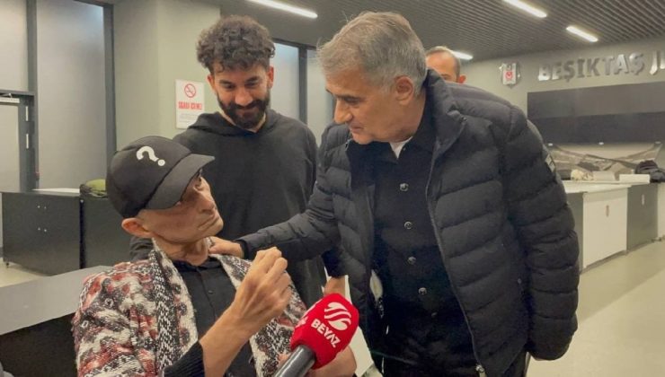 Ersen Martin, Beşiktaş-Galatasaray maçını statta izledi