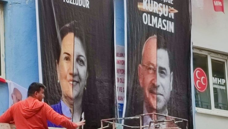 Kara propagandaya seçim heyeti ayarı, o afişler kaldırdı