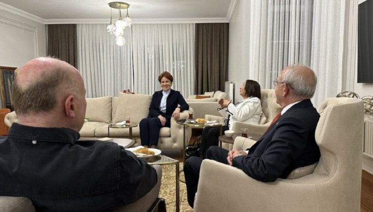 Kılıçdaroğlu ailesi, Akşener ailesini ziyaret etti