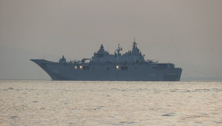 TCG Anadolu birinci misyonu için yola çıktı