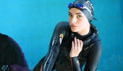 Ulusal sportmen Alya Akar, hür dalışta dünya şampiyonluğu amacıyla çalışıyor