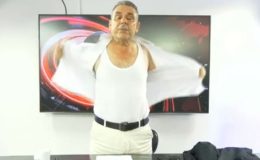 Ana haber sunucusundan sıra dışı eylem: Bülten sunarken soyundu