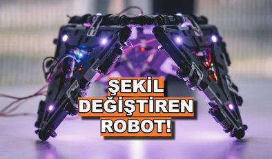 Astronotlara yardım edecek şekil değiştirebilen robot geliştirildi