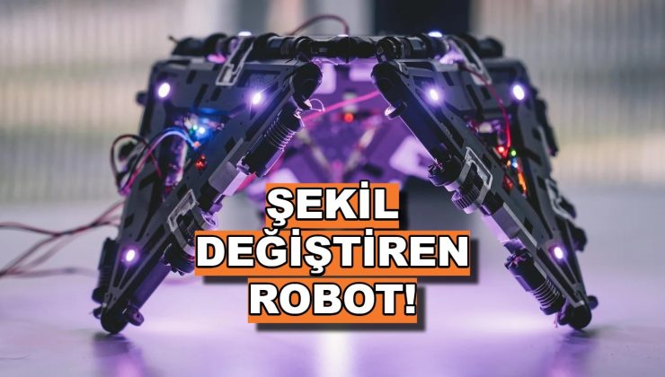 Astronotlara yardım edecek şekil değiştirebilen robot geliştirildi