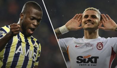 Galatasaray-Fenerbahçe derbisinde gözler golcülerde