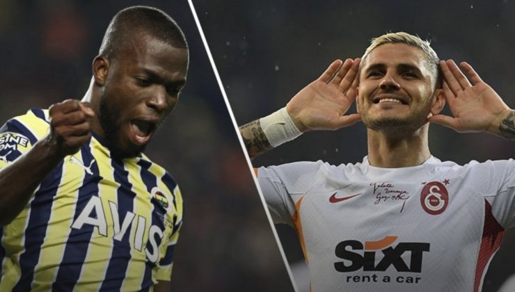 Galatasaray-Fenerbahçe derbisinde gözler golcülerde