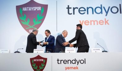Hatayspor’un ana sponsoru Trendyol Yemek oldu