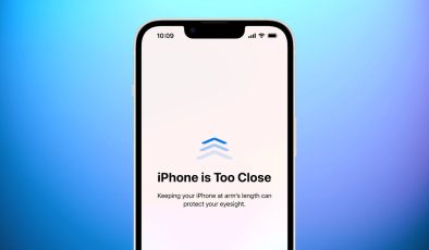 iOS 17, iPhone’a çok yakın baktığınızda uyarı verecek