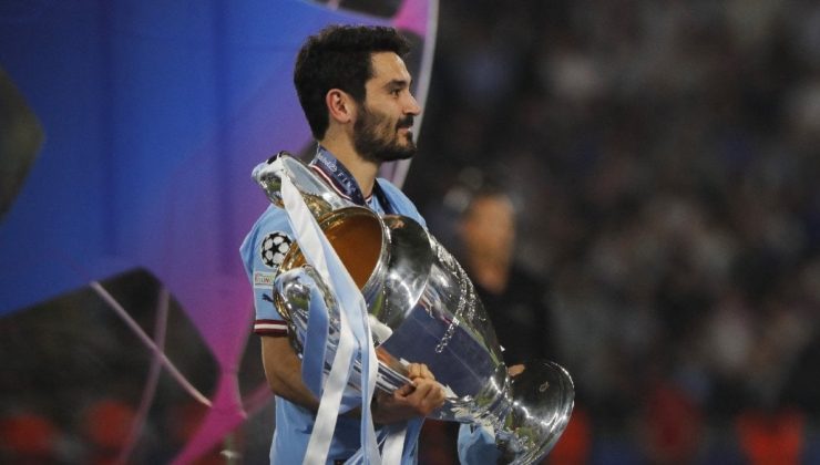 Manchester City ile şampiyon olan İlkay Gündoğan tarihe geçti