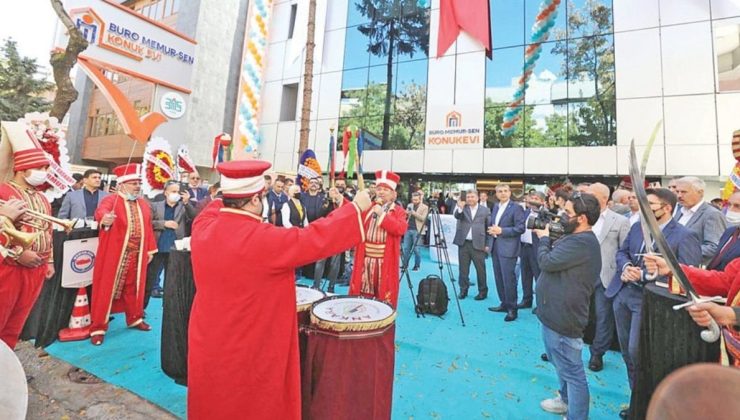 Mehter Marşı’yla açılan konukevi kaçak çıktı