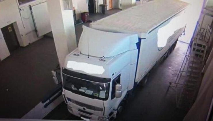 TIR dorsesinden terörist çıktı