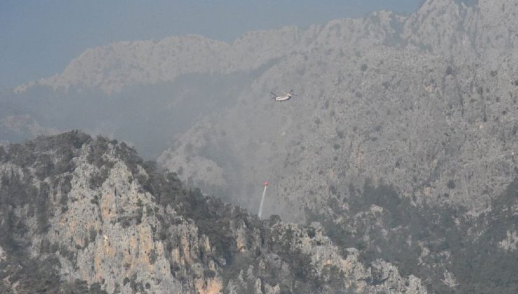 Antalya’da orman yangını: Havadan ve karadan müdahale sürüyor