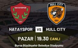 Atakaş Hatayspor, Hull City maçı ile sahaya dönüyor