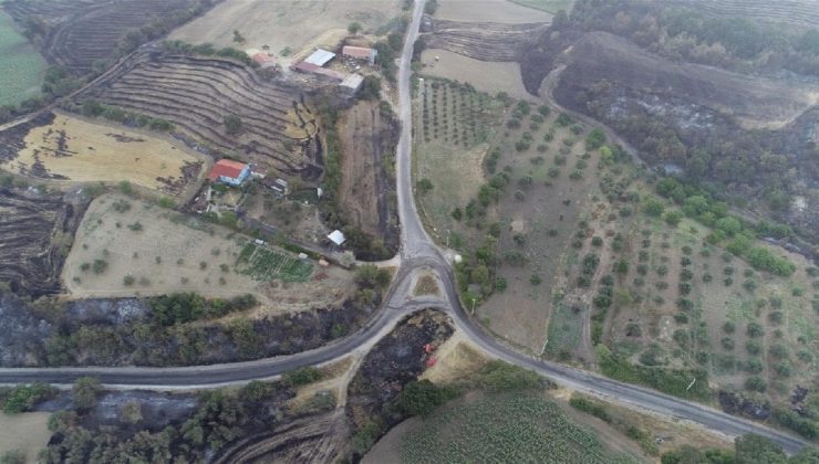 Çanakkale’de orman yangını 37 saattir sürüyor