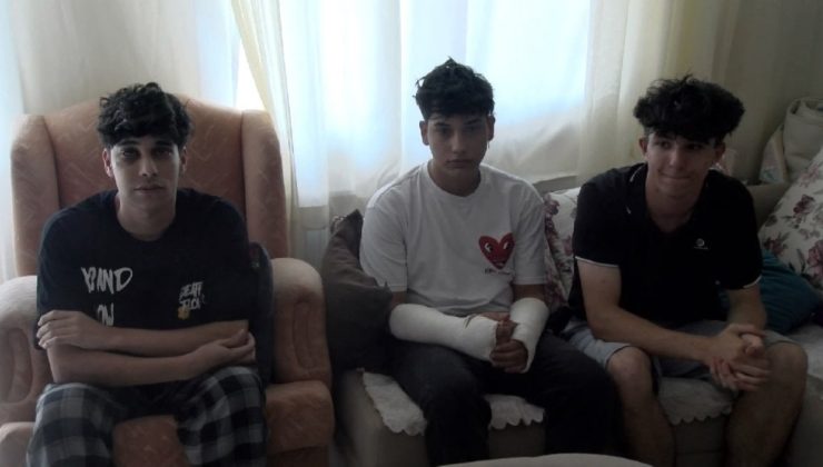 Engelli ikiz kardeşlere beyzbol sopalı saldırı 