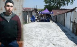 Evinin önünde silahlı çatışmanın ortasında kaldı 
