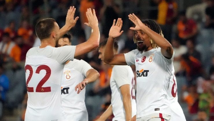 Galatasaray hazırlık maçında galip