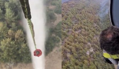 İzmir’deki orman yangını ikinci gününde