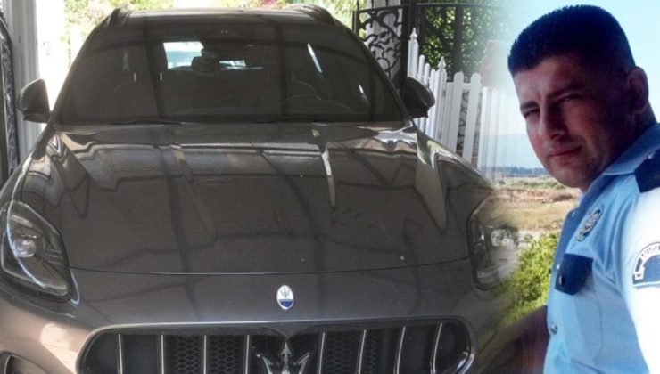 Maserati’li polis memuru açığa alındı 