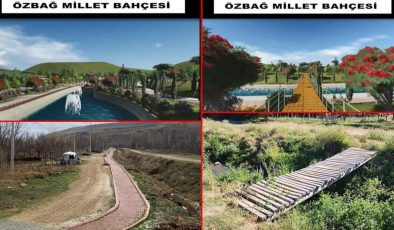 MHP’li belediyenin millet bahçesi: Projede var gerçekte yok…