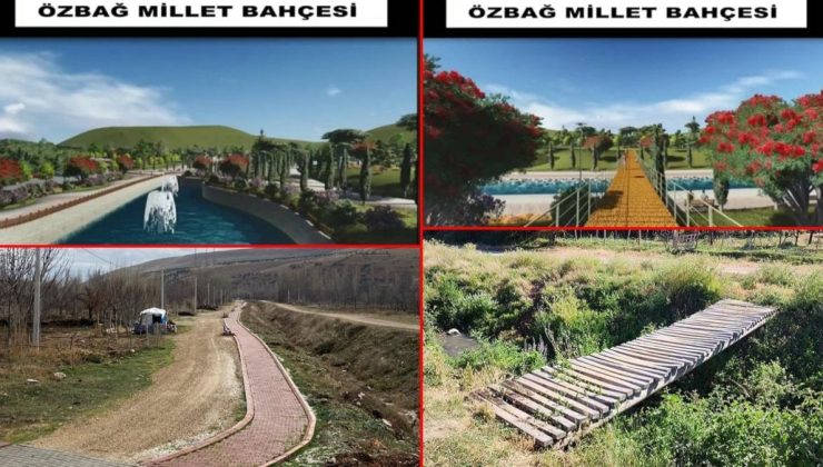 MHP’li belediyenin millet bahçesi: Projede var gerçekte yok…