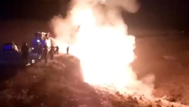Şarampole yuvarlanarak yandı: 4 ölü, 2 ağır yaralı