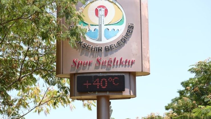 Sıcak hava etkisini artırdı, sokaklar boş kaldı