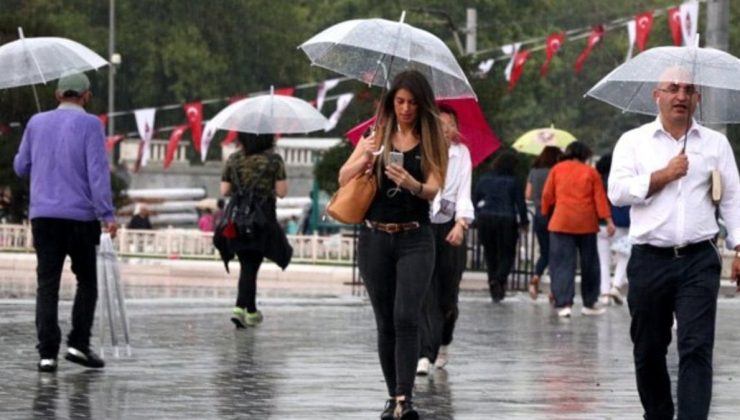 Tatil sonrası ilk pazartesi için yağış uyarısı