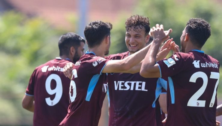 Trabzonspor hazırlık maçında Celje ile berabere kaldı