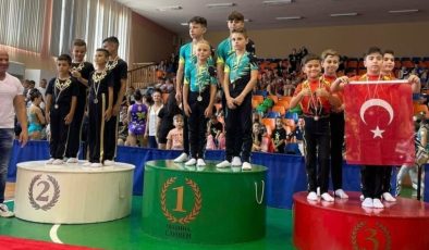 Türkiye, akrobatik cimnastikte ilk madalyasını kazandı