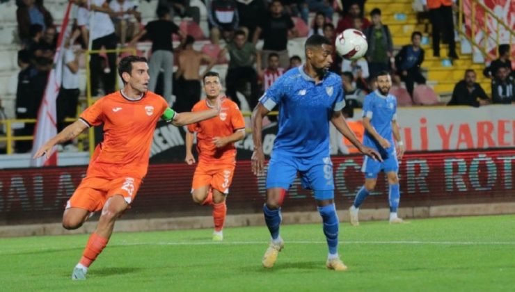 Adanaspor, Boluspor’u 2-0 mağlup etti