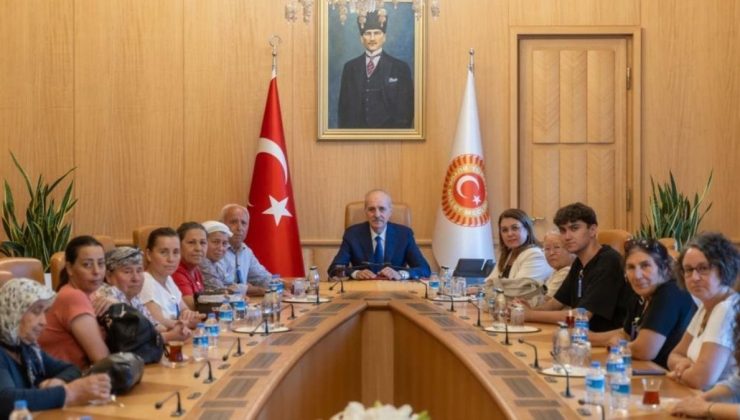 Akbelen köylüleri, Meclis Başkanı Kurtulmuş’la görüştü