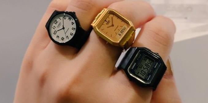 Casio, yüzük şeklinde bir minyatür saat koleksiyonu çıkardı