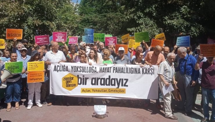 Hayat pahalılığını protesto ettiler