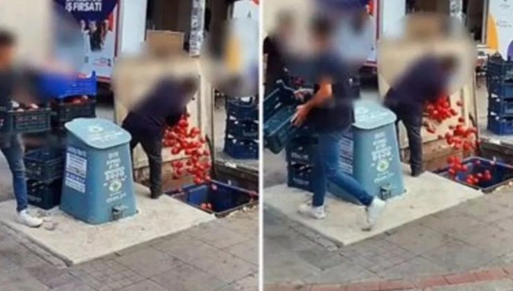 İstanbul Ticaret İl Müdürlüğü’nden çöpe dökülen domateslere ilişkin açıklama