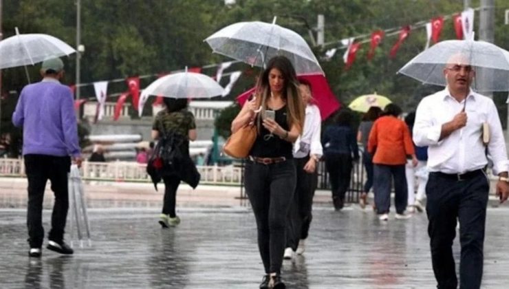 İstanbul ve çevresi için sağanak uyarısı