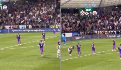 Maribor – Fenerbahçe maçında taraftarlar arasında kavga çıktı