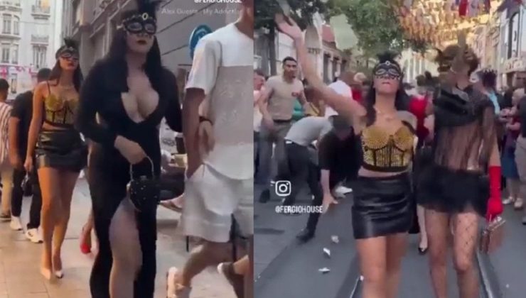 Taksim’de dolar dağıtanlar gözaltına alındı