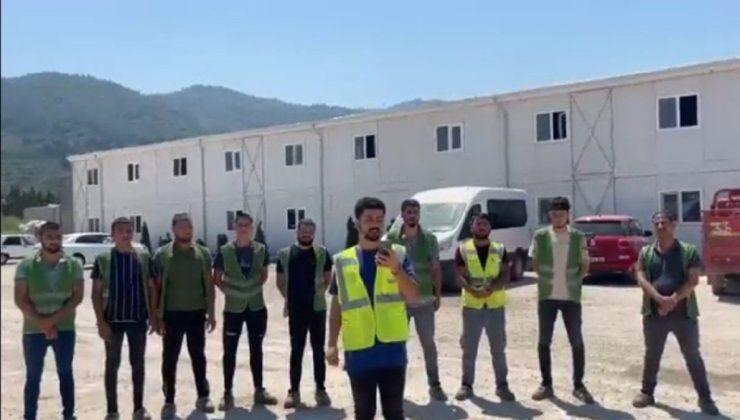 TOGG fabrikası şantiyesinde çalışan işçiler iş bıraktı