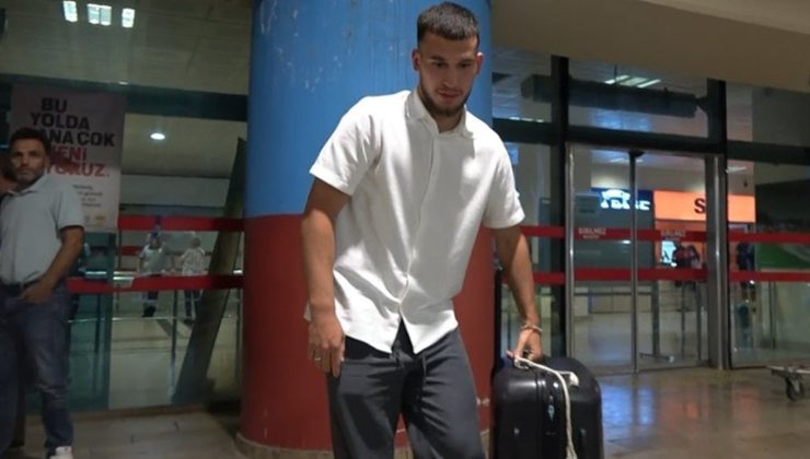 Trabzonspor’un yeni transferi Mehmet Can Aydın Trabzon’da