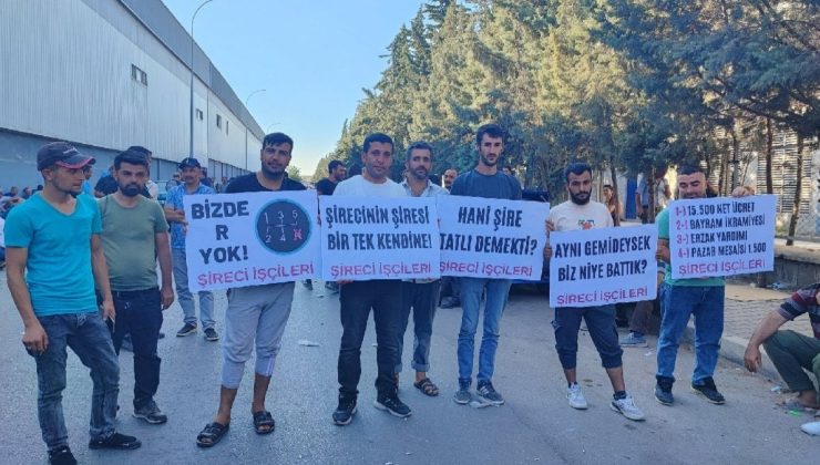 Zam isteyen yüzlerce işçi işten atıldı, sendika genel başkanı gözaltına alındı