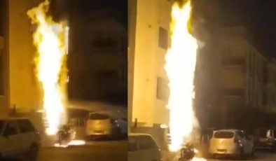 İstanbul’da korku dolu gece: Alevler metrelerce yükseldi