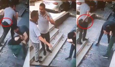 Sokak ortasında gazeteci döven AKP’li başkanın korumaları tahliye edildi