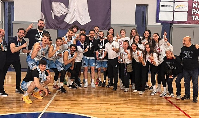 Erkek Basketbol Takımı Avrupa Şampiyonluğu'nu hedefliyor! Üsküdar Üniversitesi Erkek Basketbol takımı Süper Lig Şampiyonu oldu!