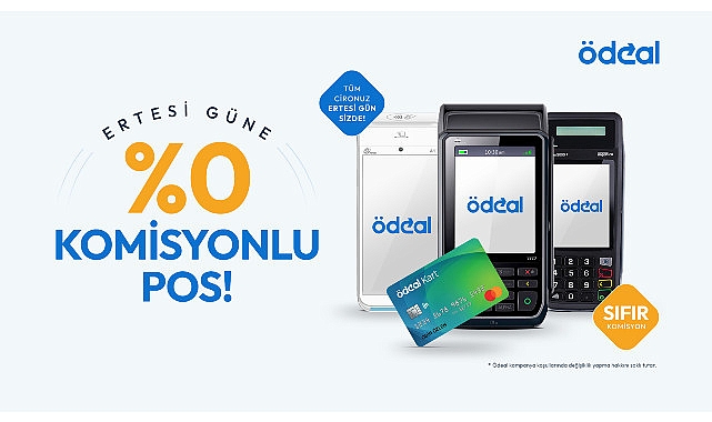 Ödeal'dan Esnafa Müjde: Ertesi Güne %0 Komisyonlu POS