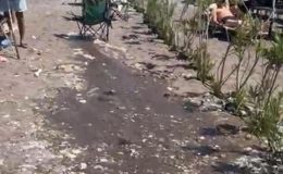 Marmaris’te Otel Havuzunun Suyu Halk Plajına Aktı
