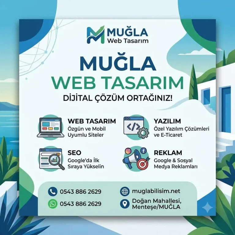 Muğla Web Tasarım | Muğla’da Web Tasarım Firması, Yazılım ve Reklam Hizmetleri